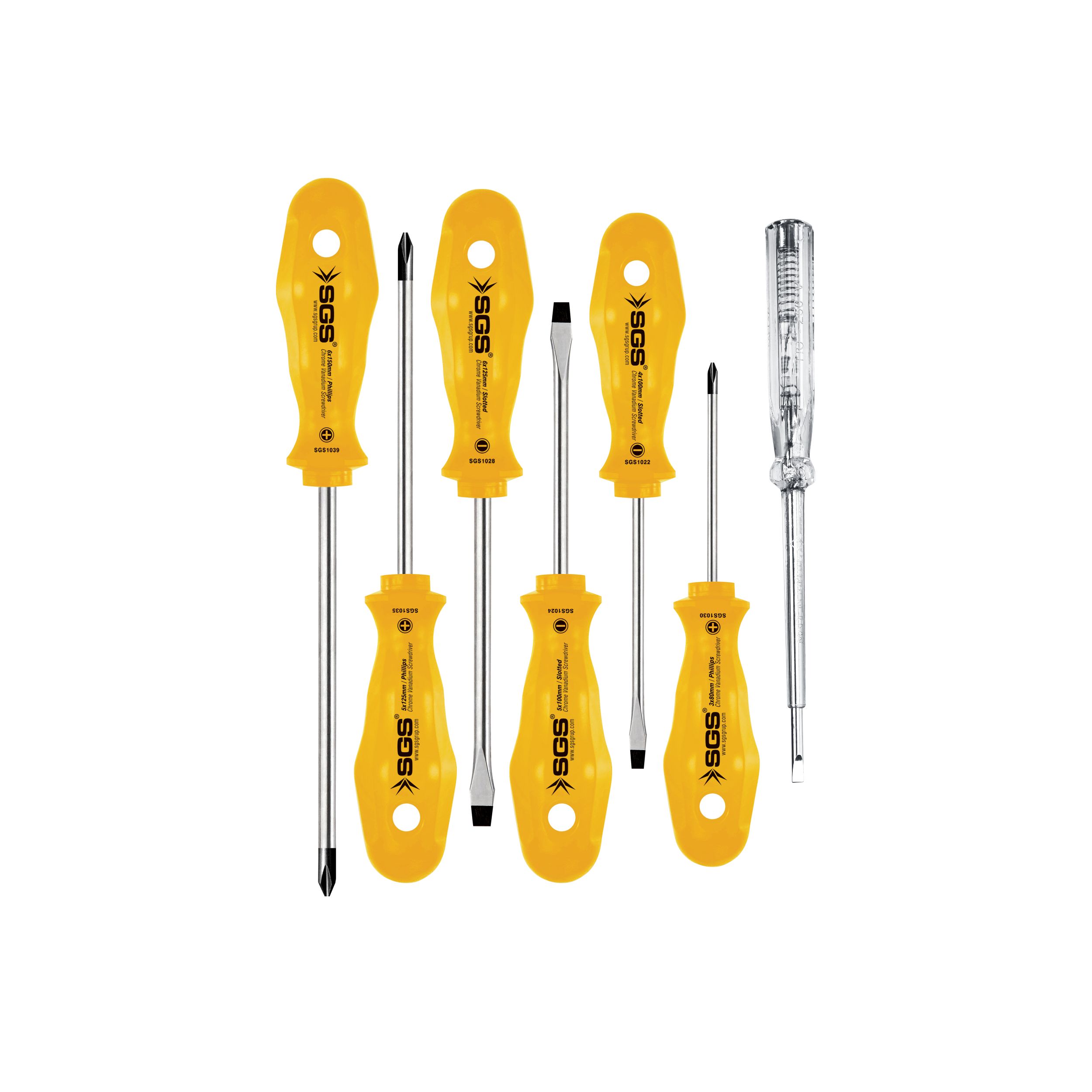 7 Lİ TORNAVİDA SETİ (YELLOW SERIES)